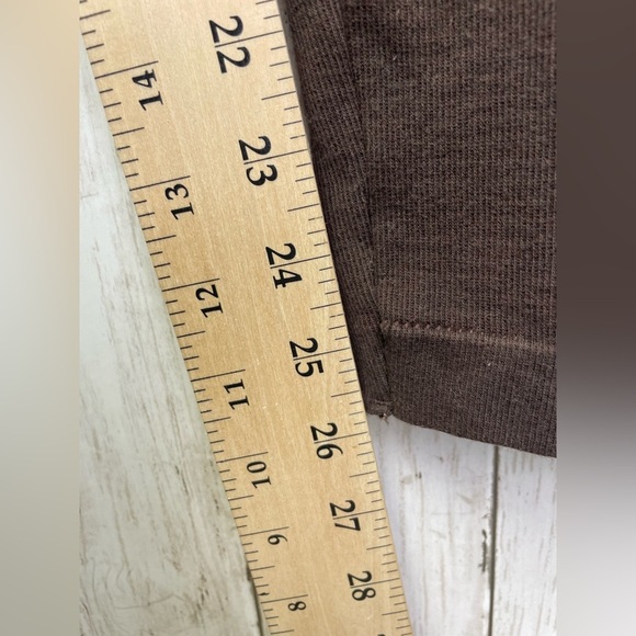 Pack of Three Leggings Brown/Blue/Mustard Size Small - Picture 4 of 16